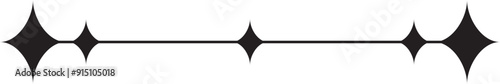 Divider Star Y2k
