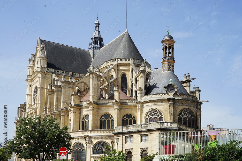 Church of Saint-Eustache in Paris France Church of Saint-Eustache in Paris France