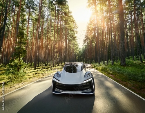 Electric Drive Through Nature