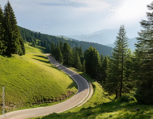Serpentine Mountain Road