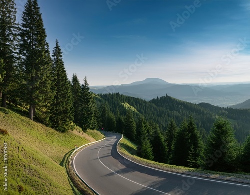 Serpentine Mountain Road