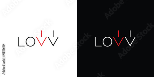 Fotografie Unique and modern Low logo design