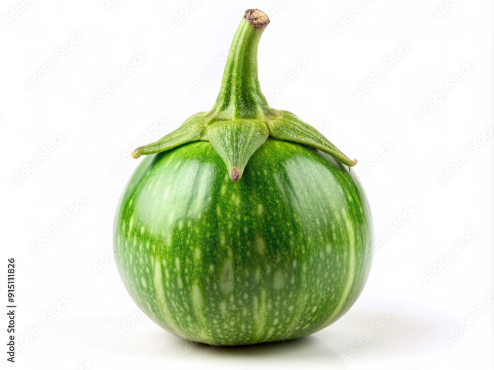 Fresh Takokak fruit, also known as eggplant wren, isolated on a white background, highlighting its vibrant green color and unique shape, commonly used in cooking. Fresh Takokak fruit, also known as eggplant wren, isolated on a white background, highlighting its vibrant green color and unique shape, commonly used in cooking.