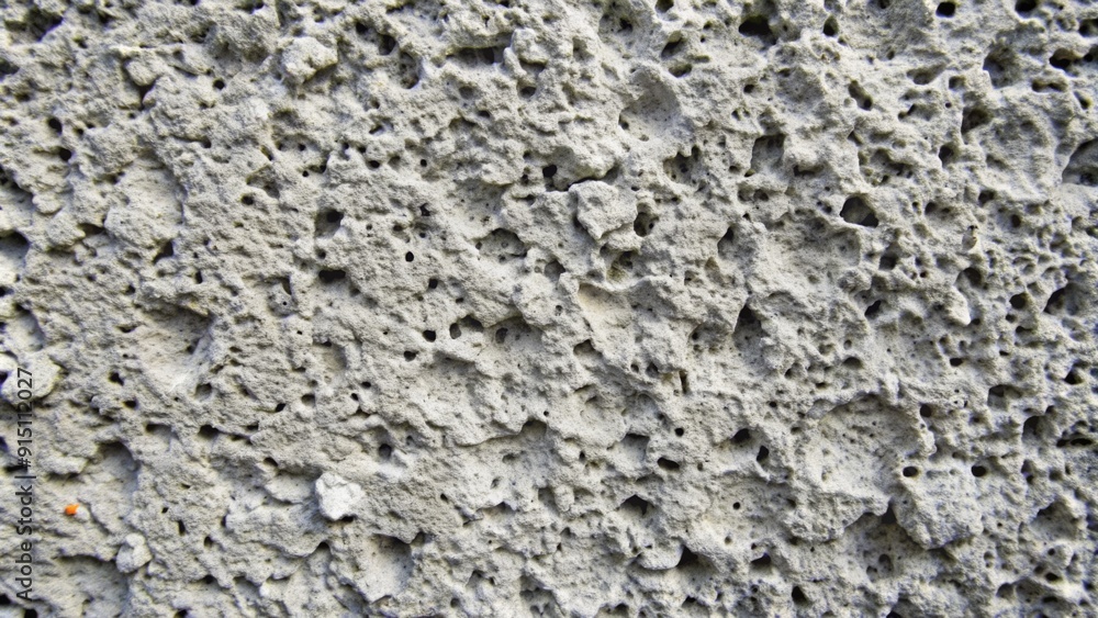 Close-up of a textured gray rock surface with holes, resembling a lunar landscape. Texture, Rock, Geology, Background, Abstract, Natural Close-up of a textured gray rock surface with holes, resembling a lunar landscape. Texture, Rock, Geology, Background, Abstract, Natural