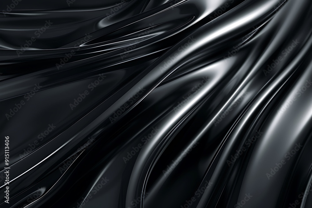 Fototapeta premium Abstract Black Fabric Texture