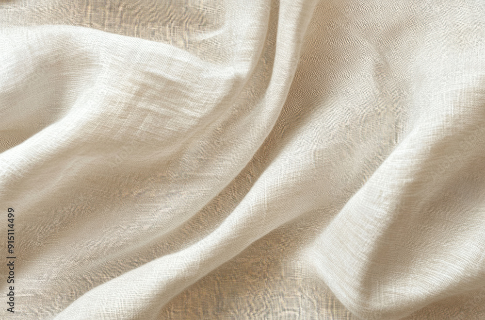 Fototapeta premium Natural Linen Fabric Texture.