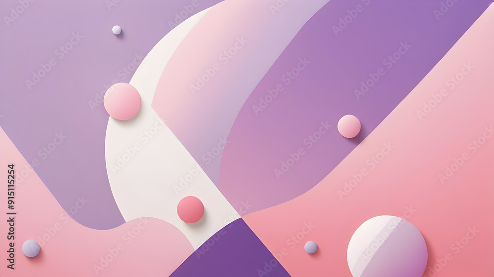 Abstract minimalist background featuring a smooth gradient of colors. With geometric shapes, lines and circles. Abstract minimalist background featuring a smooth gradient of colors. With geometric shapes, lines and circles.