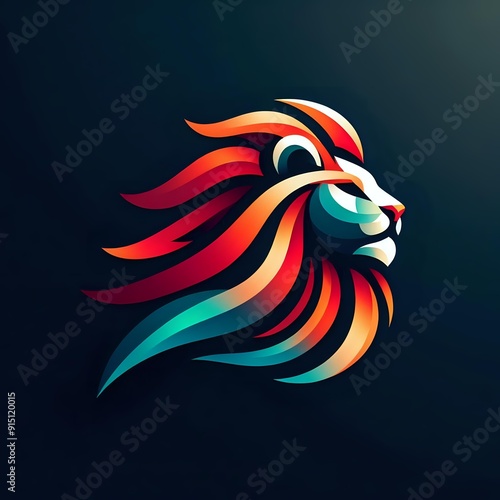 Wallpaper Mural Vibrant Geometric Animal Illustration
 Torontodigital.ca