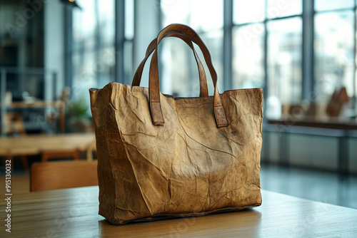 Wallpaper Mural A design showcasing an eco-bag made from biodegradable materials that decompose harmlessly, Torontodigital.ca