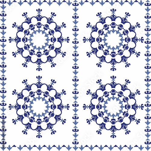 Fabric pattern embroidery, seamless textile illustration, blue embroidery, print striped ornament floral, pattern, design for wrapping, silk, scarf, background, textile