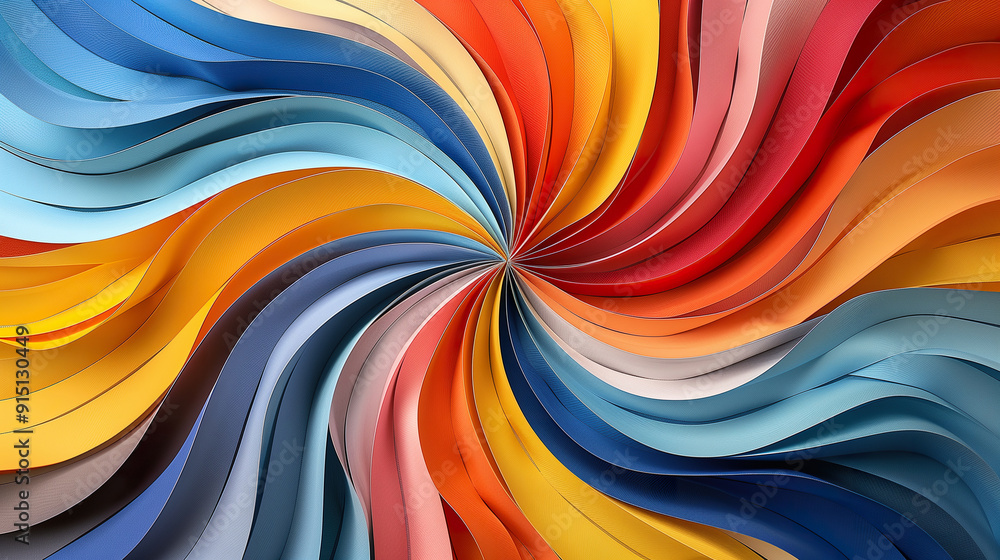Naklejka premium Abstract paper background with vibrant swirling patterns. Background, texture, overlay.