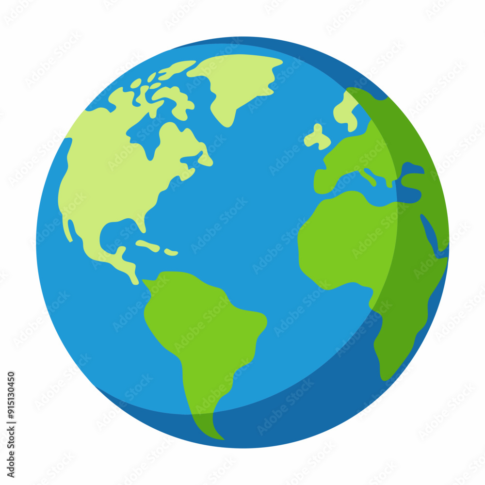 World globe art vector illustration World globe art vector illustration