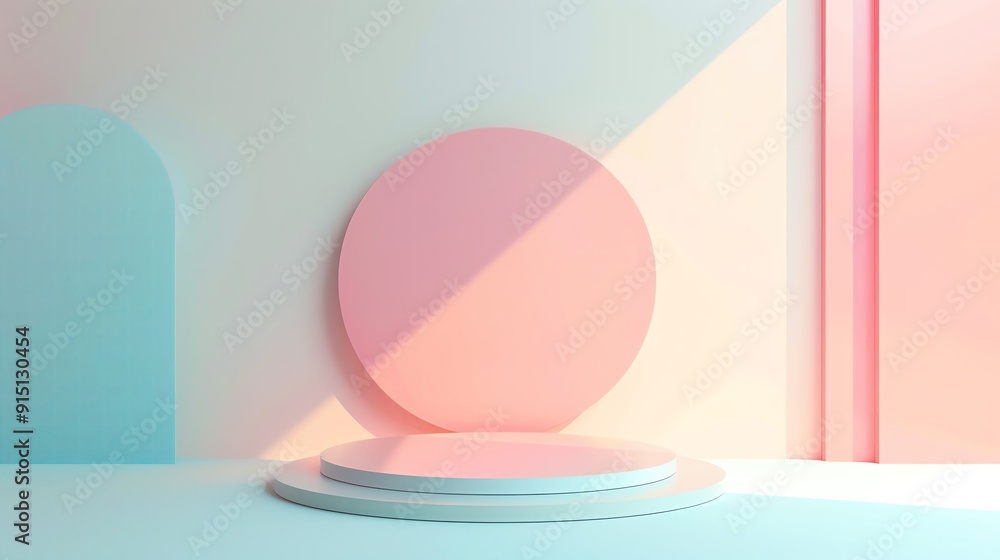 Isolated pink and white cosmetic cream swirl on glass mirror like sweet dessert Isolated pink and white cosmetic cream swirl on glass mirror like sweet dessert
