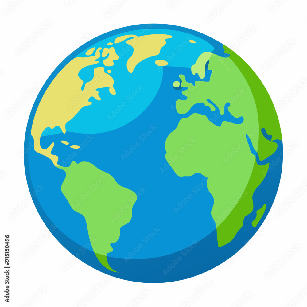 Fototapeta premium World globe art vector illustration