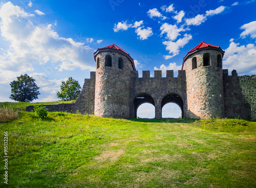 Obraz na płótnie Porolissum, Romania - Ancient roman castrum in Dacia Porolissensis Province. w salonie