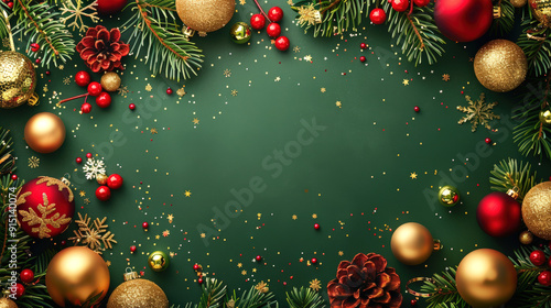 Christmas background with copy space for targets and banners