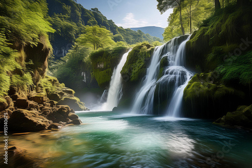 Ein wunderschöner Wasserfall