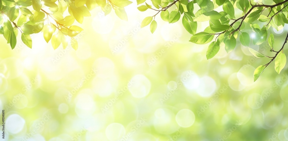 This banner background features an abstract blurry foliage background with bright summer sunshine, and a central copyspace for your text or advertisement. This banner background features an abstract blurry foliage background with bright summer sunshine, and a central copyspace for your text or advertisement.