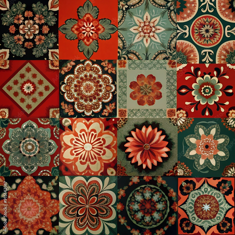 pattern with flowers pattern with flowers