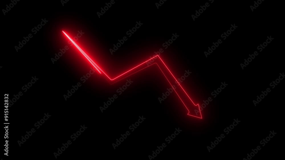 neon line Business growth arrow and graph chart, Business line arrow, improvement, business strategy, arrow rising doen . neon line Business growth arrow and graph chart, Business line arrow, improvement, business strategy, arrow rising doen .