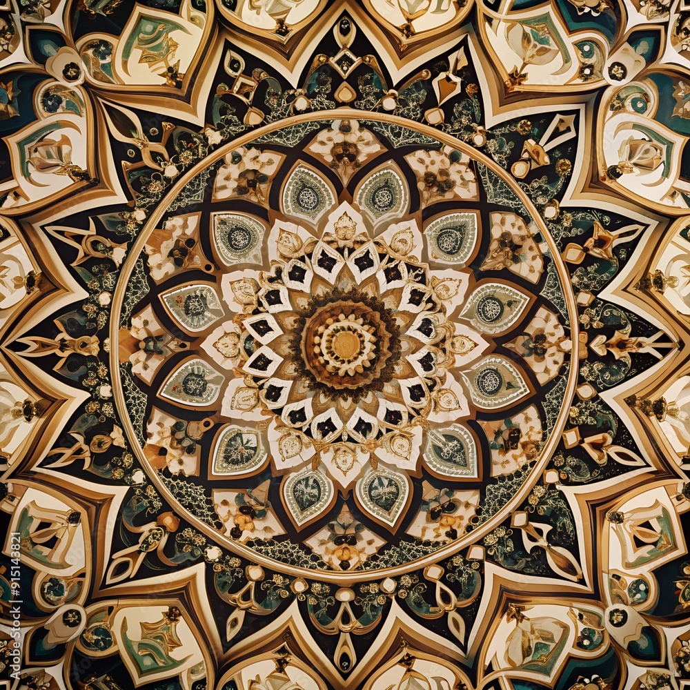pattern with ornament pattern with ornament