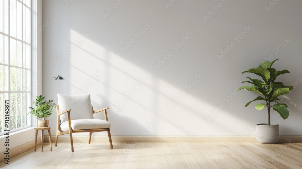 The space is designed for a mockup, featuring natural light pouring in, creating a bright and inviting atmosphere. The furniture includes sustainable materials, blending functionality The space is designed for a mockup, featuring natural light pouring in, creating a bright and inviting atmosphere. The furniture includes sustainable materials, blending functionality