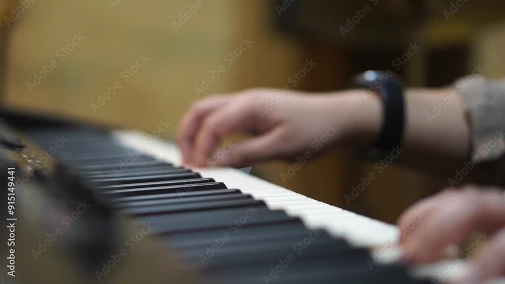hands playing piano cinematic close up hands playing piano cinematic close up