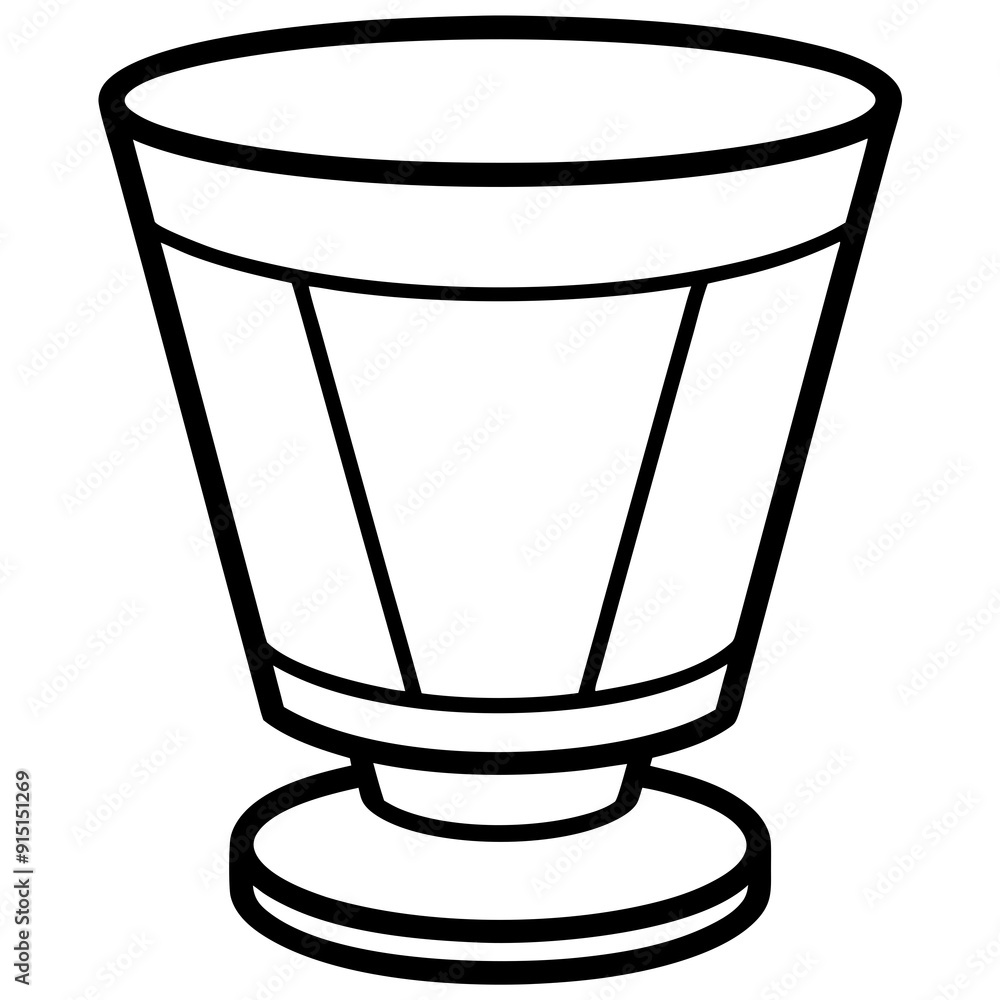 Glass art vector illustration Glass art vector illustration
