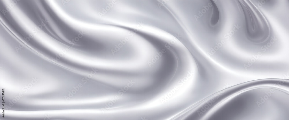 Soft pastel Gray shiny satin silk swirl wave background