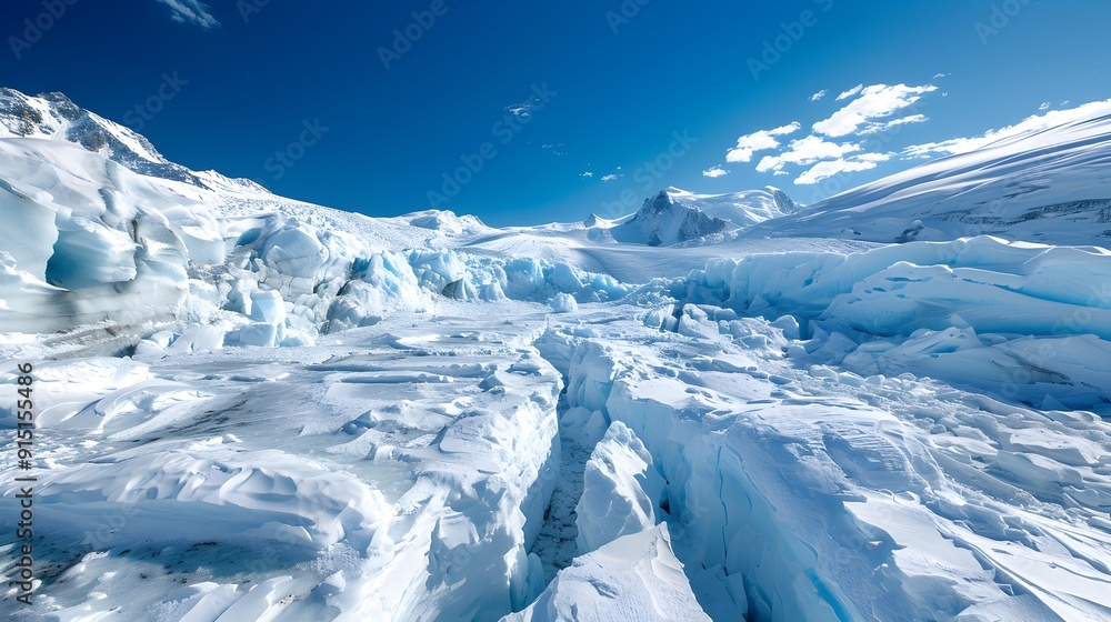The massif is a huge mass of ice The massif is a huge mass of ice