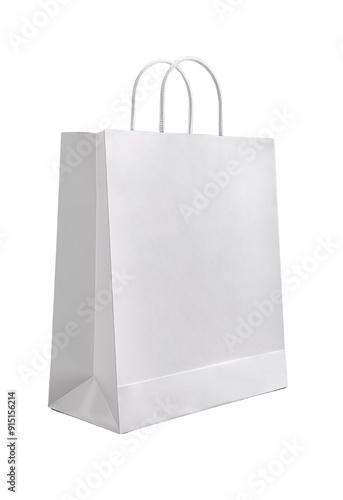 A white shopping tote bag mockup photo