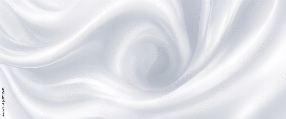 Soft pastel White shiny satin silk swirl wave background Soft pastel White shiny satin silk swirl wave background