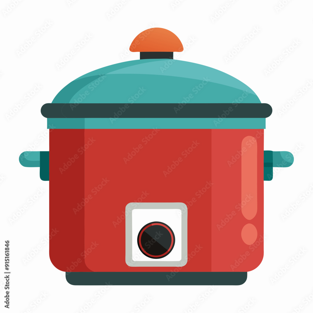 Crockpot art vector illustration Crockpot art vector illustration