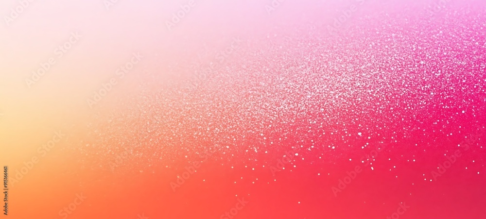 Fototapeta premium Pink grainy gradient light orange red white noise texture background