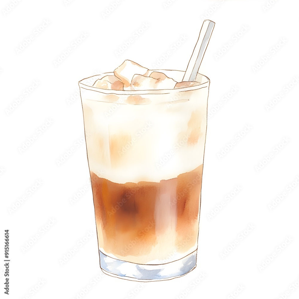 cup of cold macchiato, Generative AI cup of cold macchiato, Generative AI