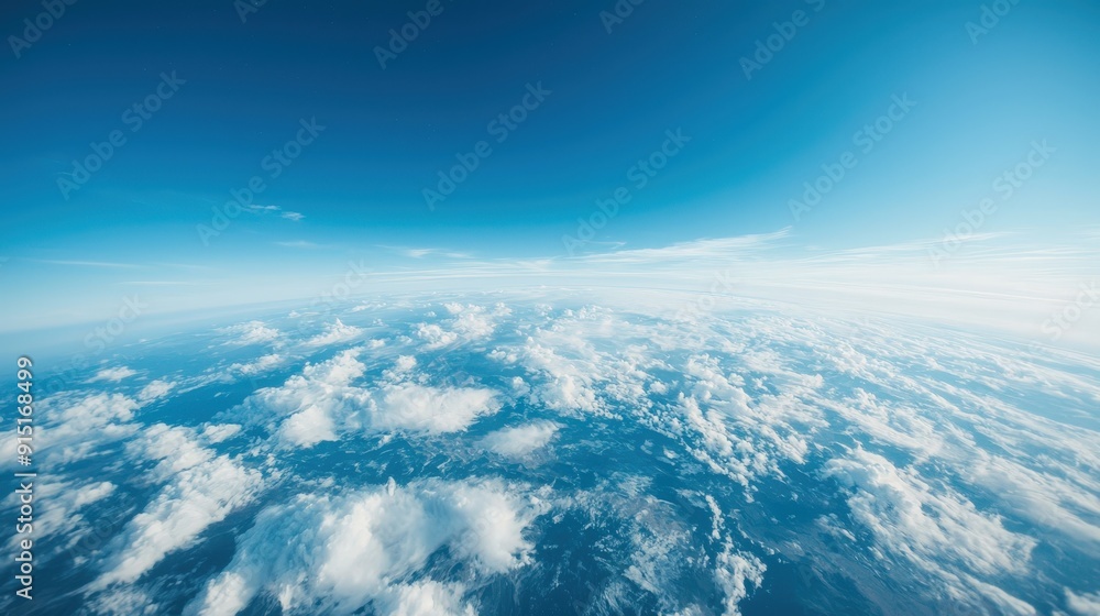 International Day of Clean Air for Blue Skies. Earth with clean air awareness and a bright sky International Day of Clean Air for Blue Skies. Earth with clean air awareness and a bright sky
