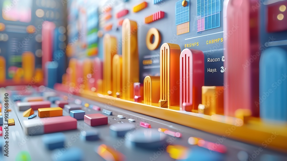 A clean 3D render of ad campaign management, with streamlined ad campaigns on various platforms, muted color palette, precise transitions, modern design, detailed metrics, A clean 3D render of ad campaign management, with streamlined ad campaigns on various platforms, muted color palette, precise transitions, modern design, detailed metrics,