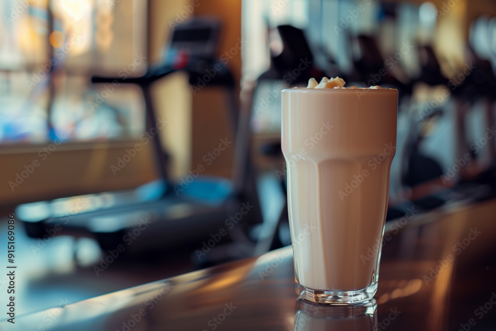 vanilla protein shake in gym vanilla protein shake in gym