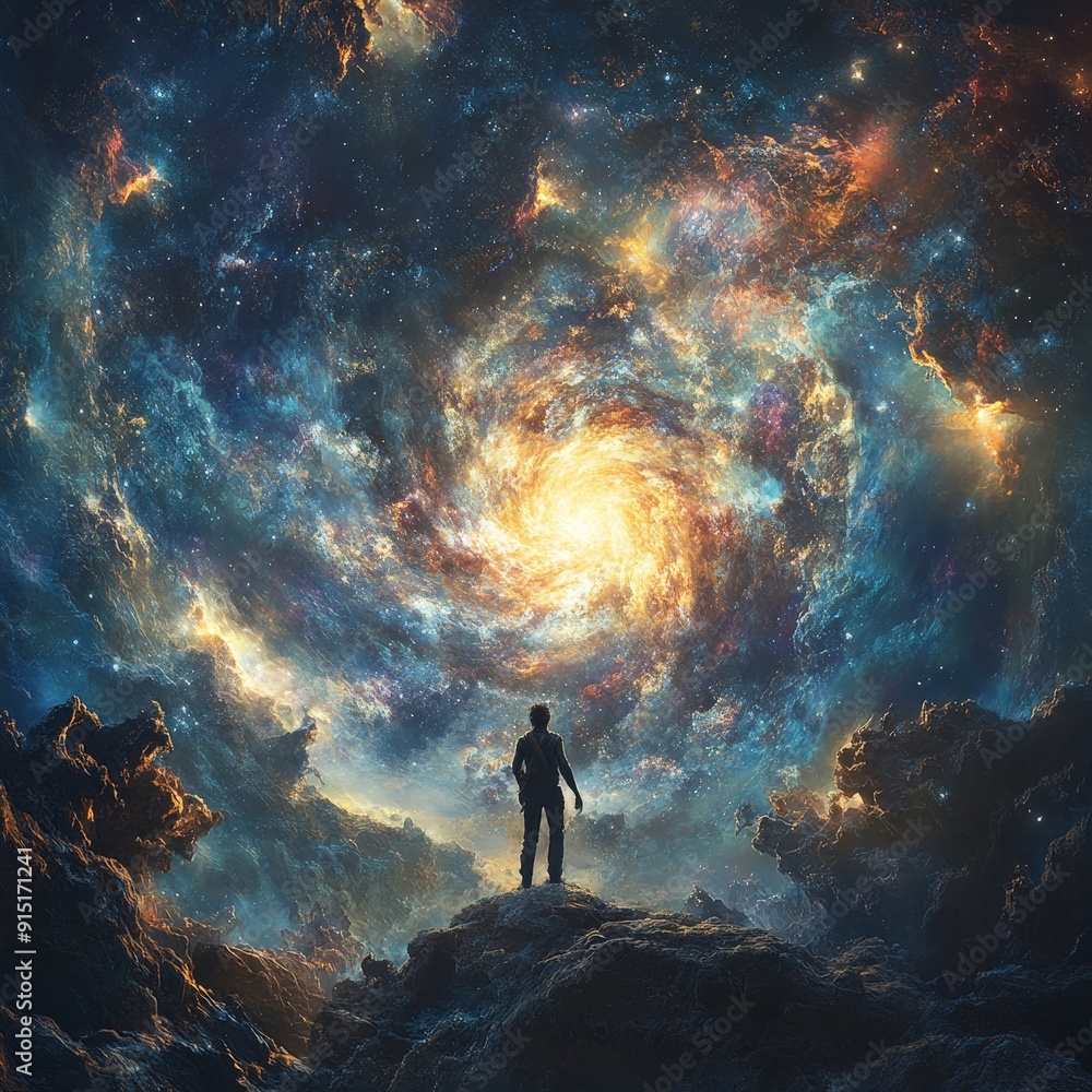 Cosmic Meditation Journey into Vibrant Galaxy Universe Cosmic Meditation Journey into Vibrant Galaxy Universe
