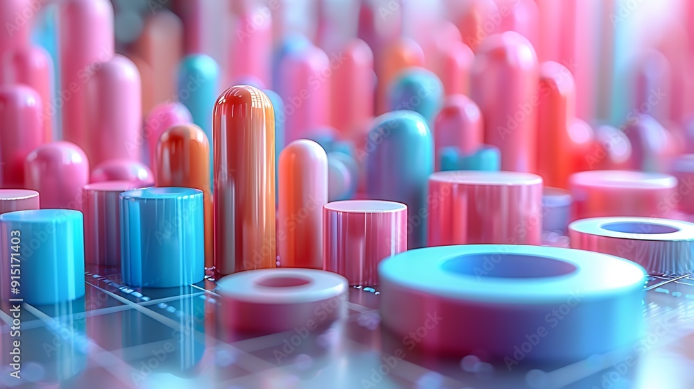 A detailed 3D render of market research, featuring a sleek layout with charts and focus group scenes, bright colors, smooth transitions, minimalist style, soft pastel colors, light background, A detailed 3D render of market research, featuring a sleek layout with charts and focus group scenes, bright colors, smooth transitions, minimalist style, soft pastel colors, light background,