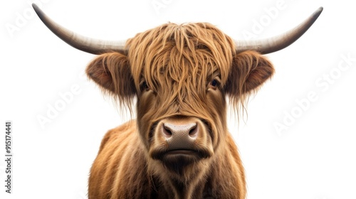 Highland Cow Portrait