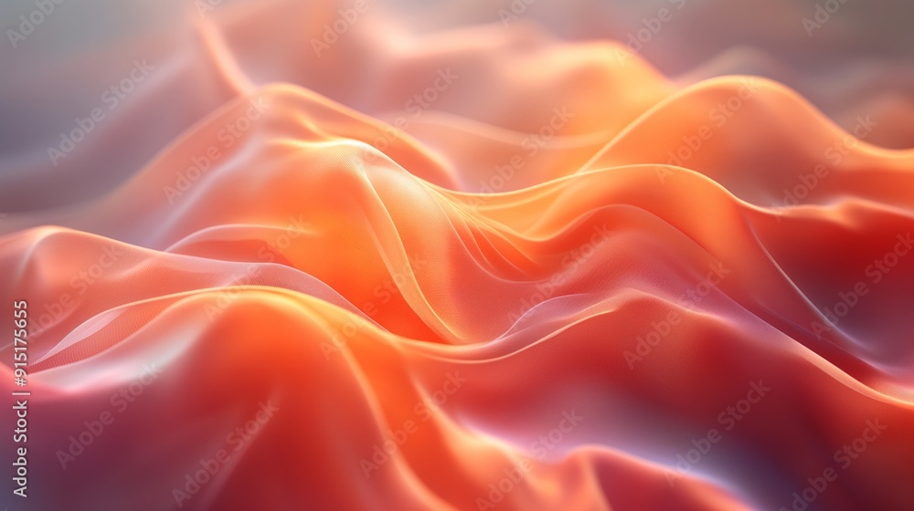 Abstract Soft Flowing Waves, Warm Orange and Pink Palette, Smooth Composition, Suitable for Tranquil and Relaxation Themes, Ideal for Spa and Wellness Content Abstract Soft Flowing Waves, Warm Orange and Pink Palette, Smooth Composition, Suitable for Tranquil and Relaxation Themes, Ideal for Spa and Wellness Content