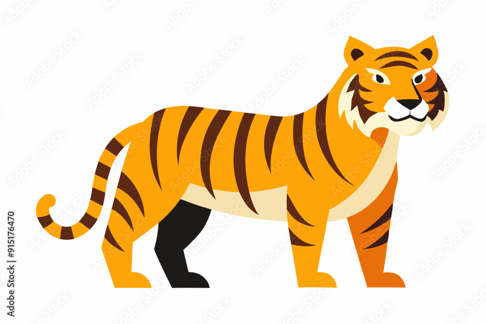 A Tiger vector art illustration A Tiger vector art illustration