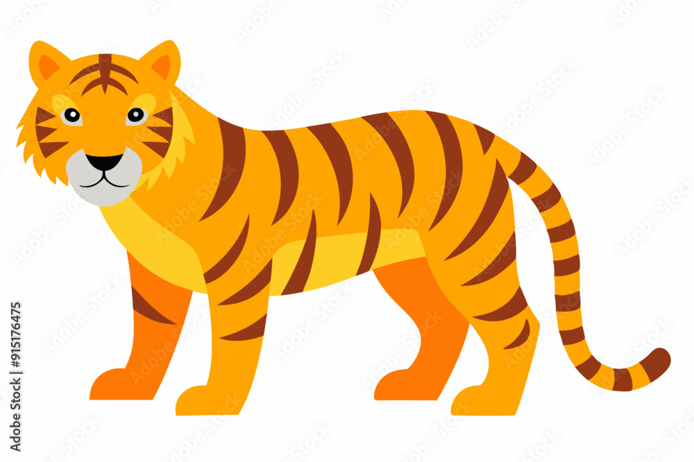 A Tiger vector art illustration A Tiger vector art illustration