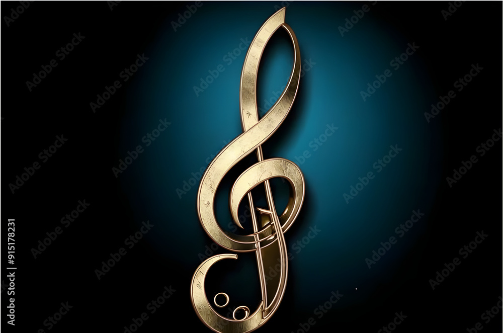golden treble clef golden treble clef