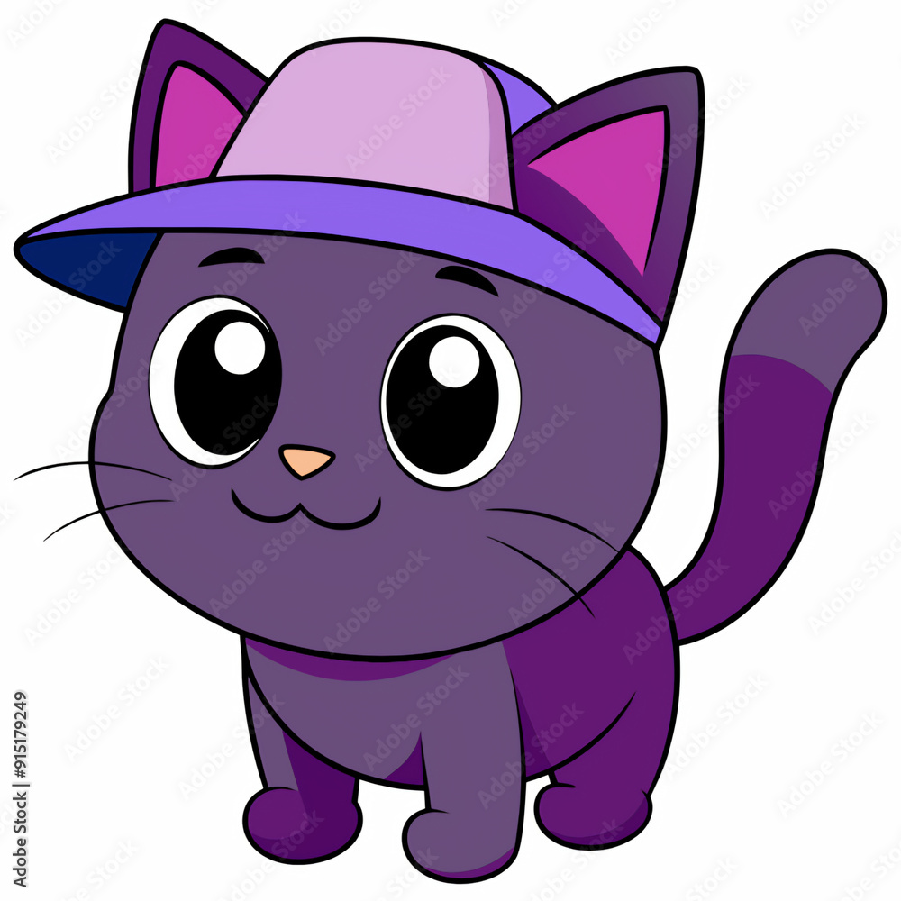 Fototapeta premium animal, cartoon, cat, pig, vector, illustration, pet, pink, mammal, dog, cute, character, farm, kitten, baby, pork, funny, face, fun, drawing, happy, isolated, icon, comic