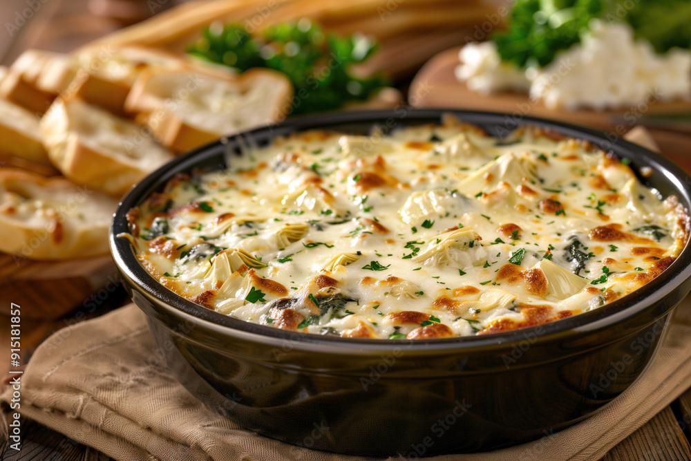 Warm spinach artichoke and cheese dip Warm spinach artichoke and cheese dip