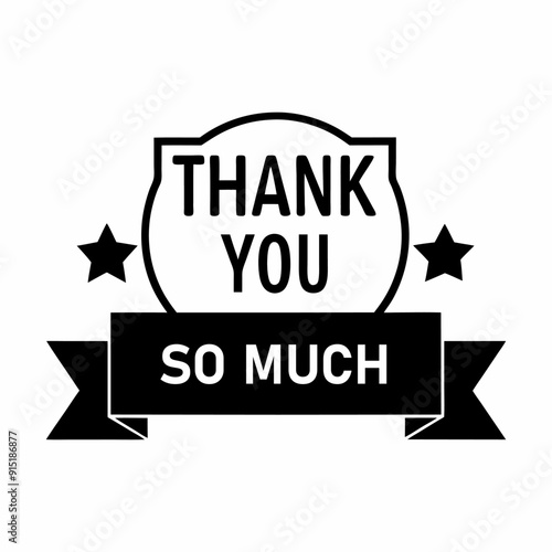 Thank You So Much Text Card