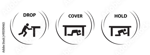 drop cover hold text information sign