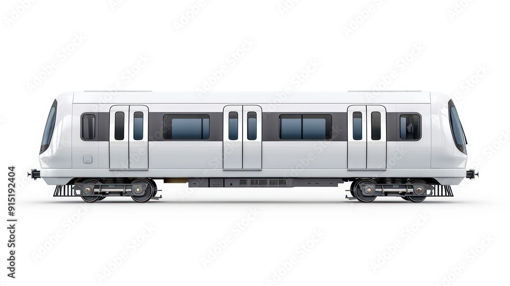Modern urban subway train design Modern urban subway train design